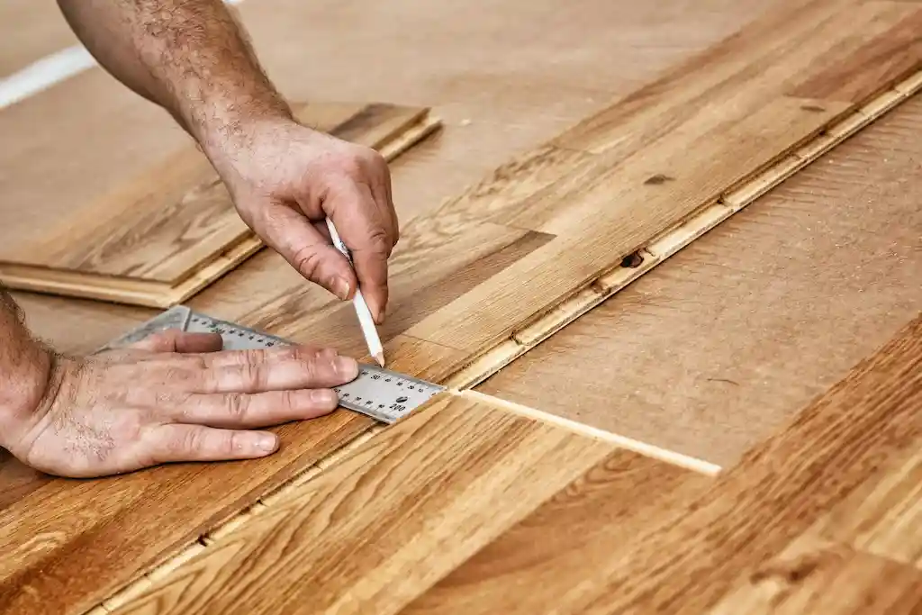 pose de parquet par un pro