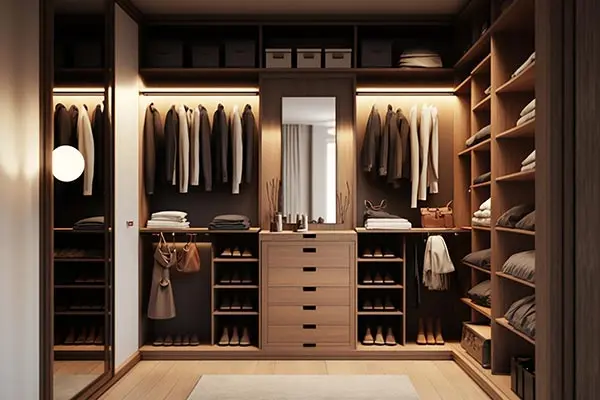 Création et aménagement de dressing
