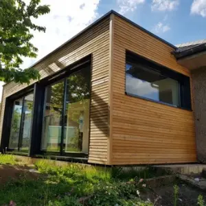 construire une extension en ossature bois