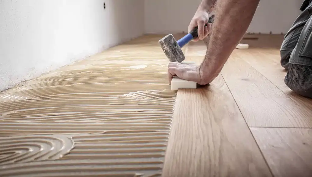 pose de parquet massif