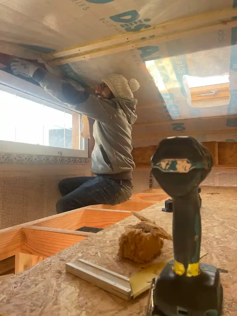 isoler un studio en ossature bois