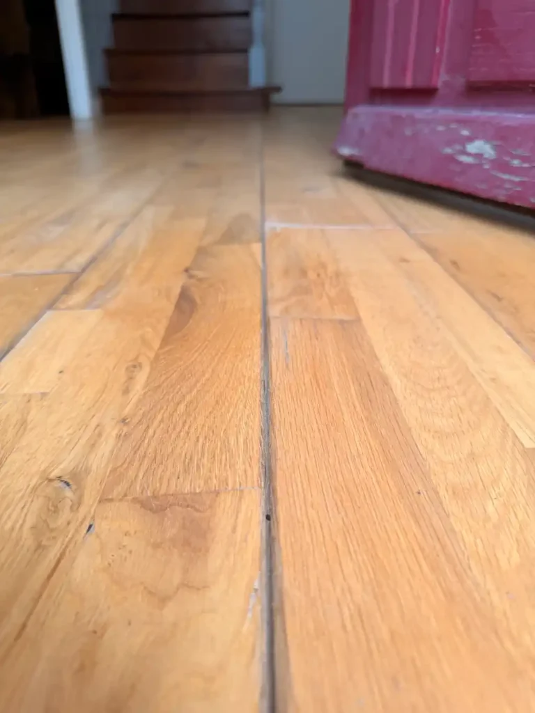 rattraper un parquet massif